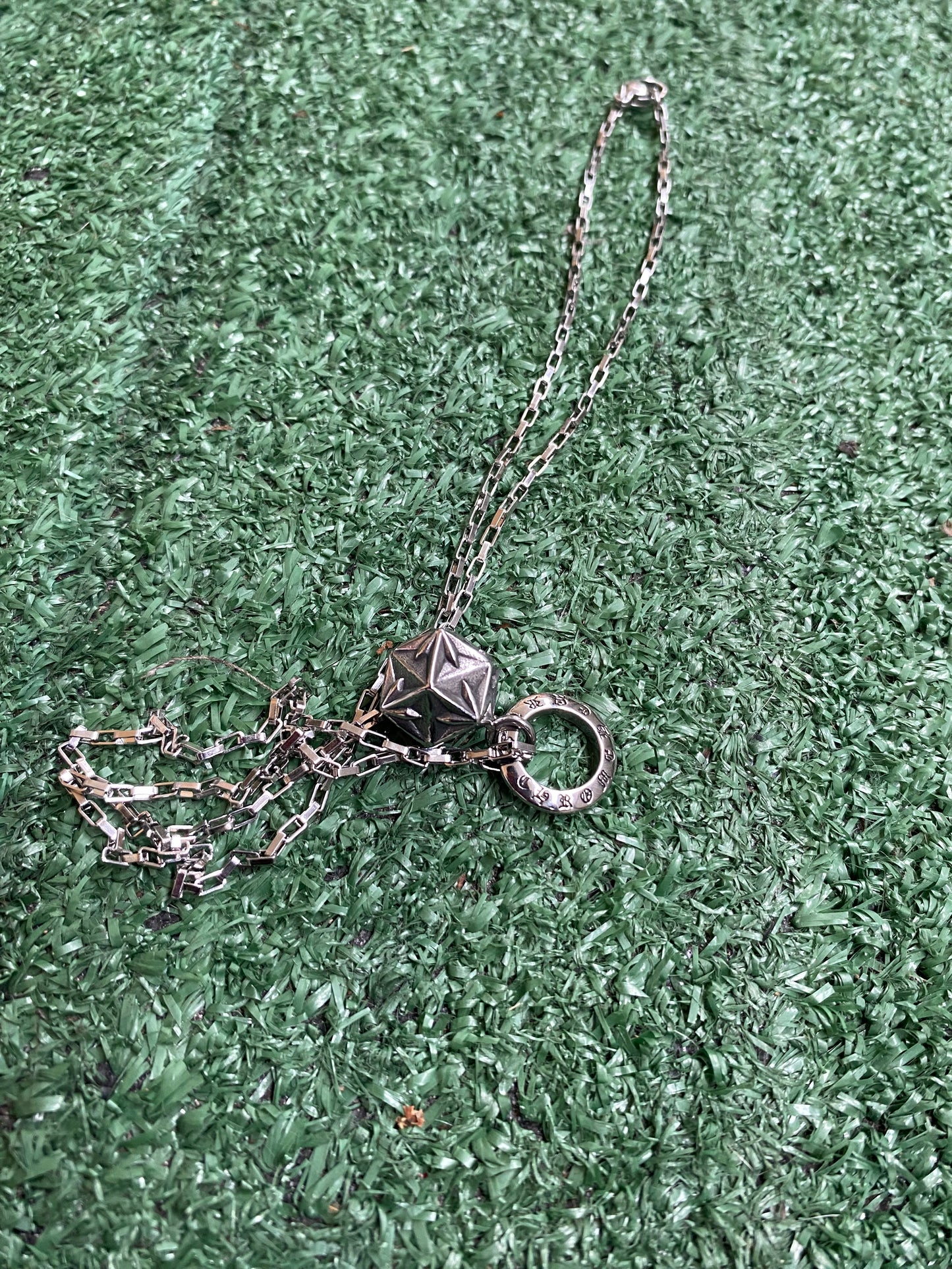 Chrome hearts hexagon necklace