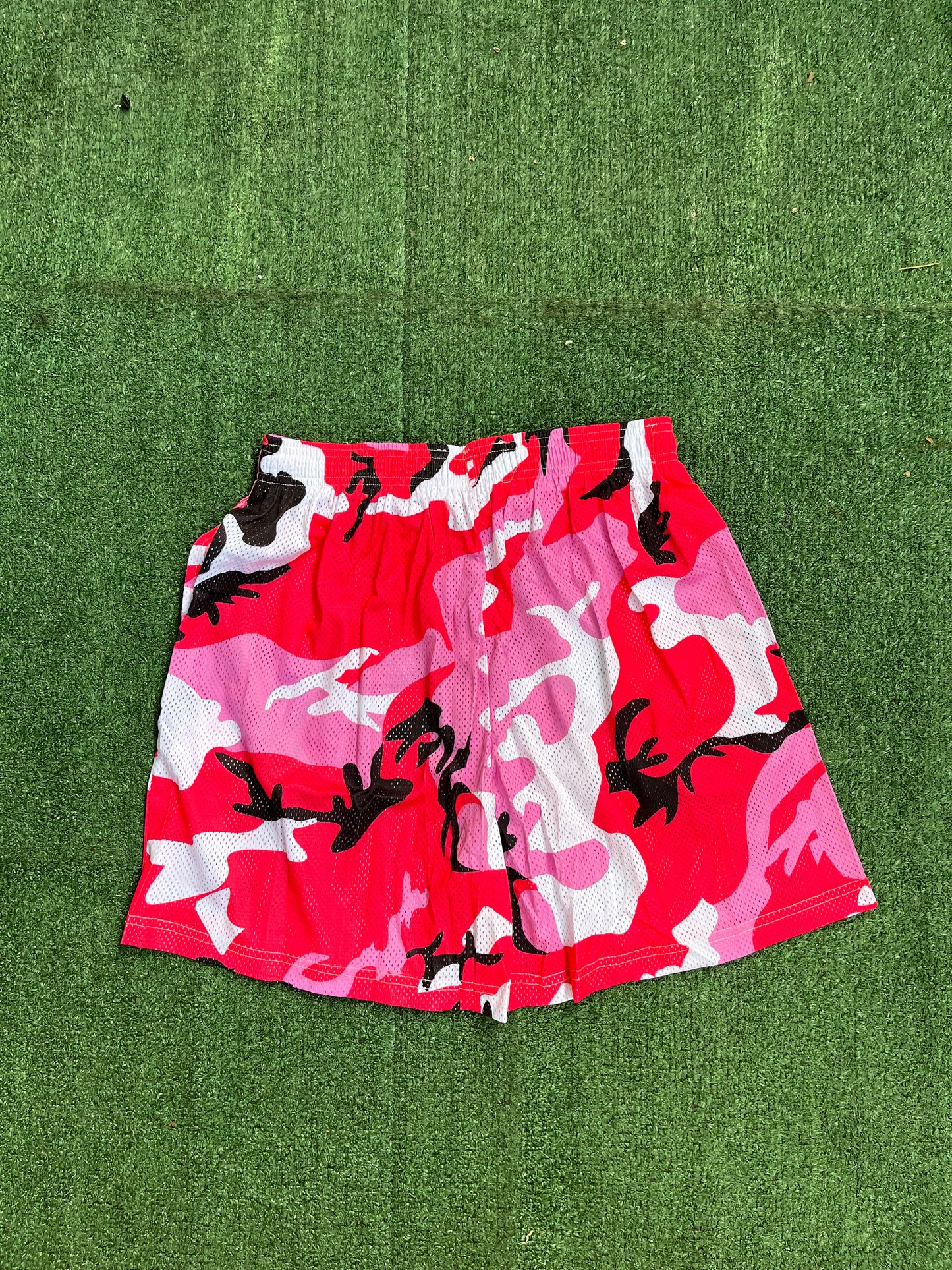 Eric Emanuel Pink Camouflage Shorts