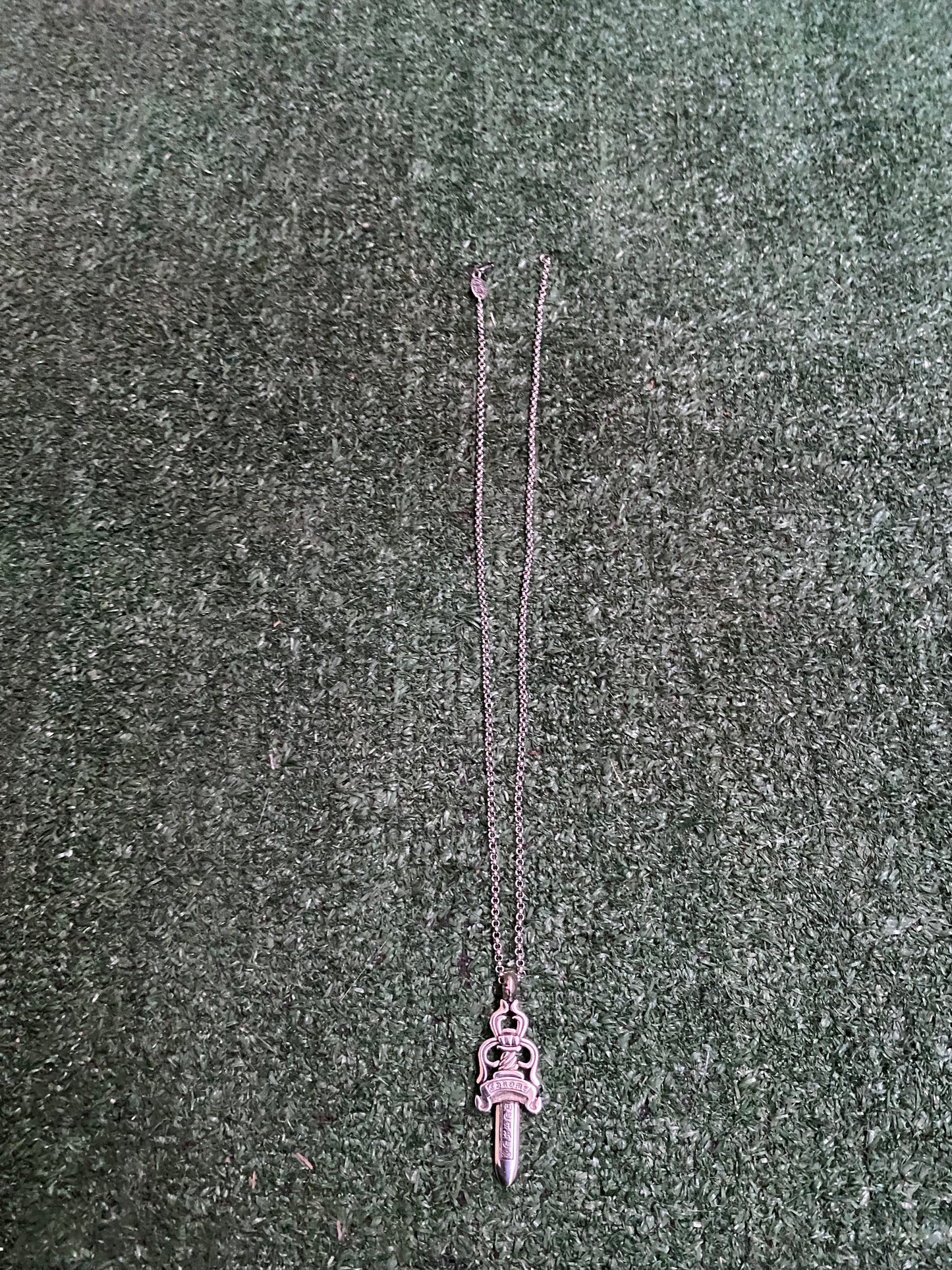 Chrome hearts dagger necklace