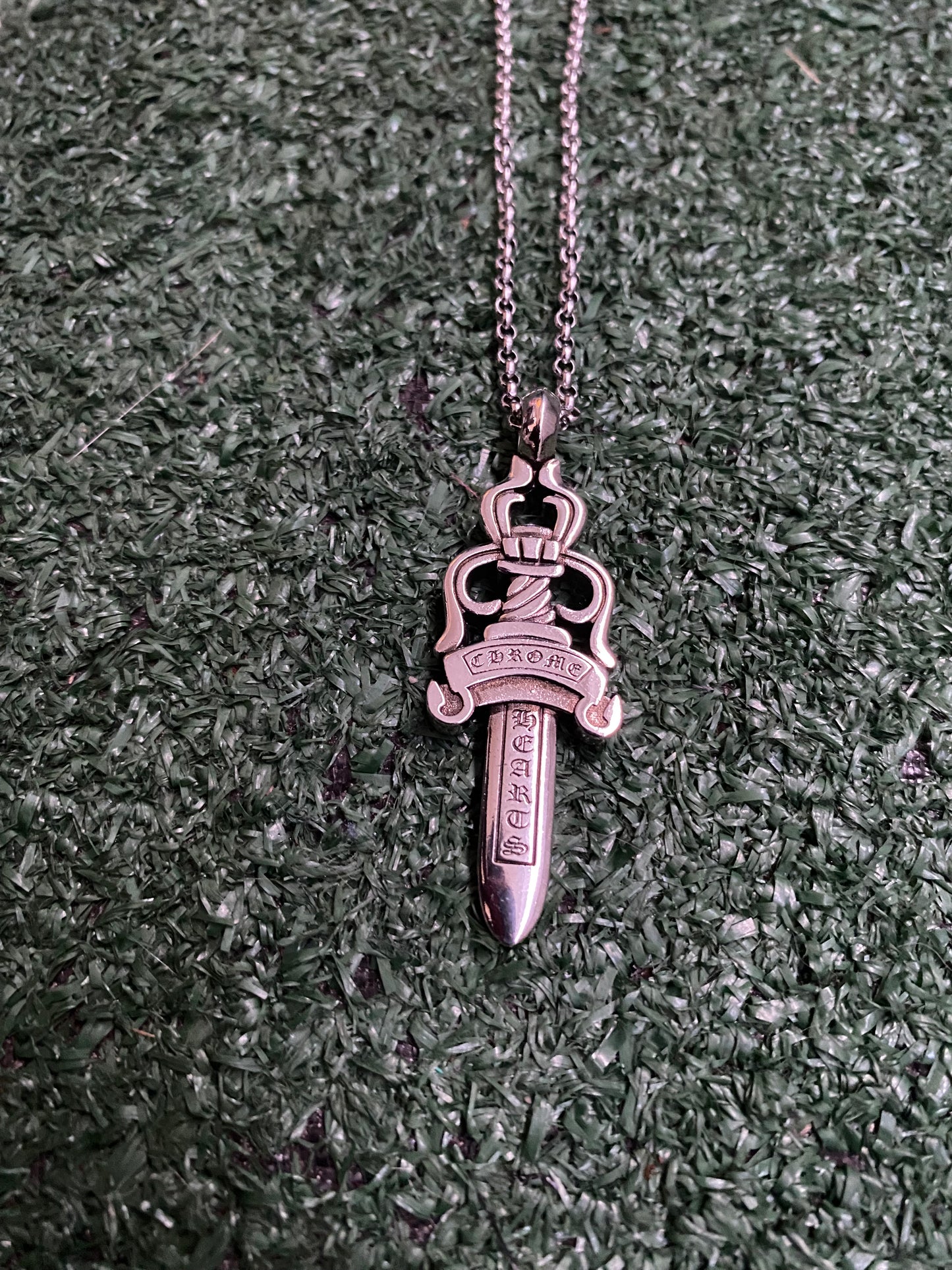 Chrome hearts dagger necklace