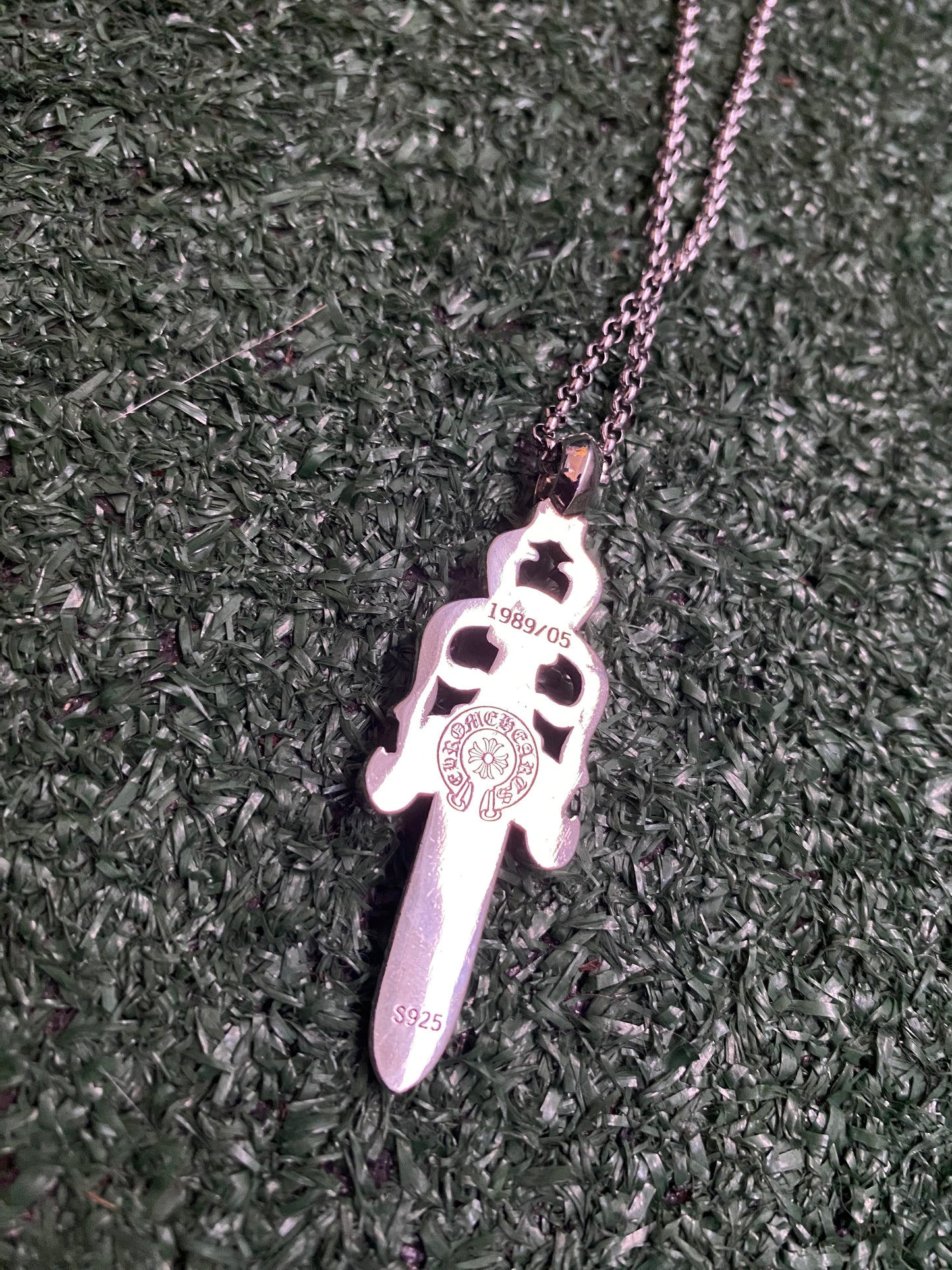 Chrome hearts dagger necklace
