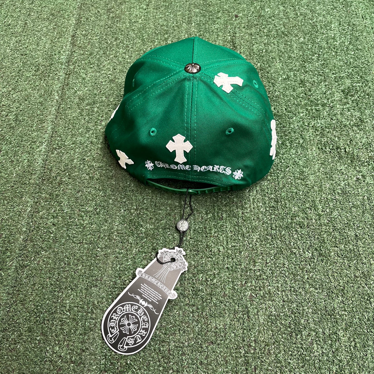 Green Chrome Hearts Hat