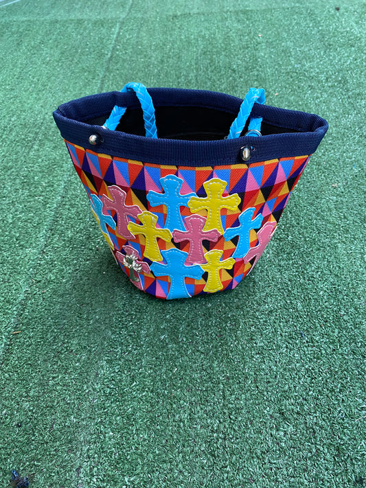 Colorful Multi Cross Messenger Bag