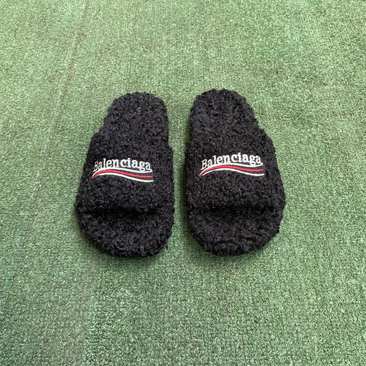 Balenciaga Furr Slippers