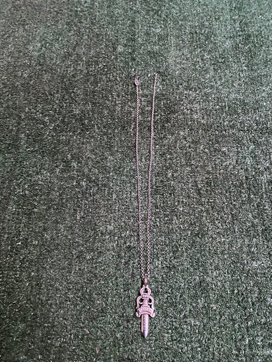 Chrome hearts dagger necklace