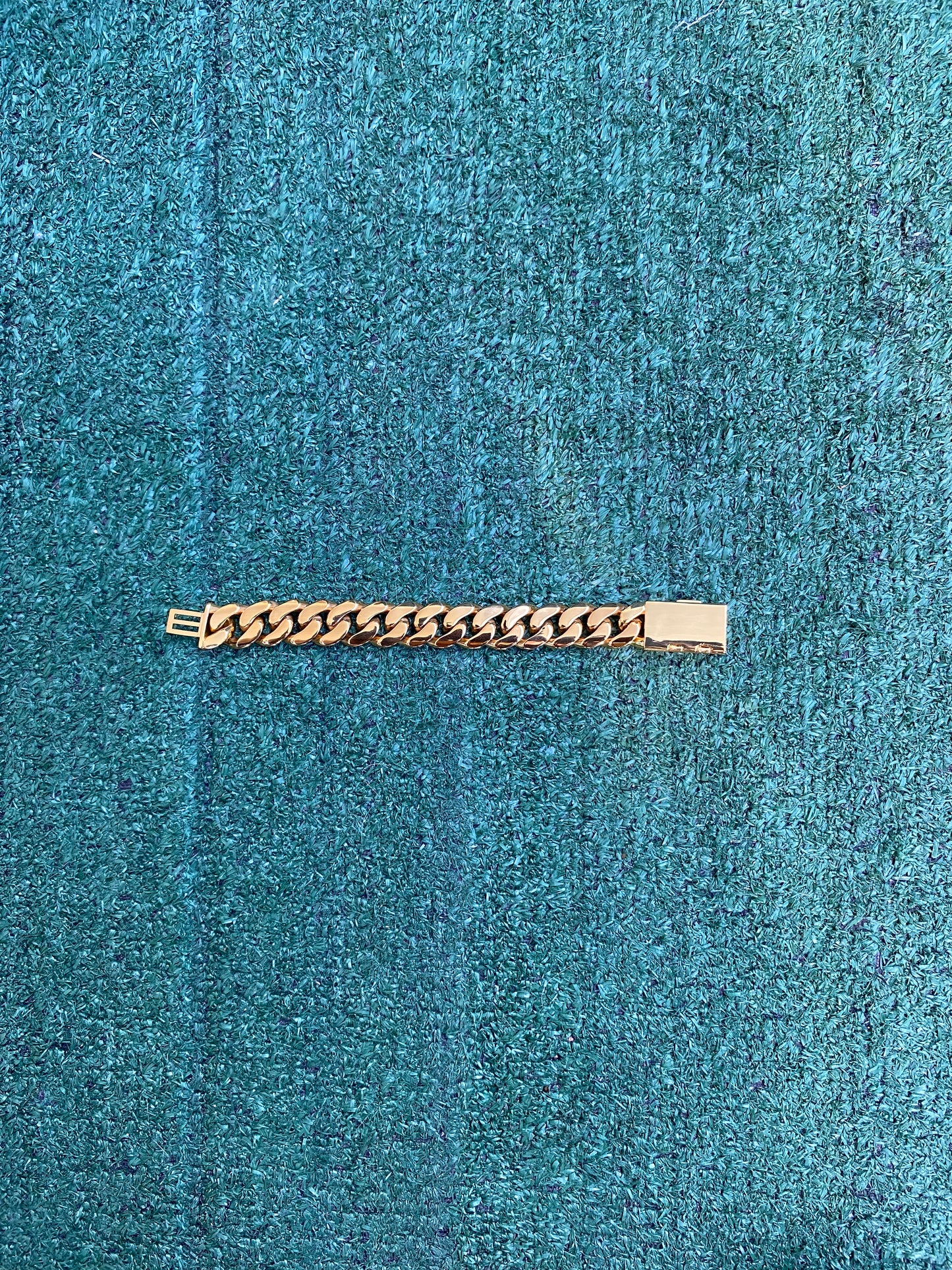 Gold Cuban Link Bracelet